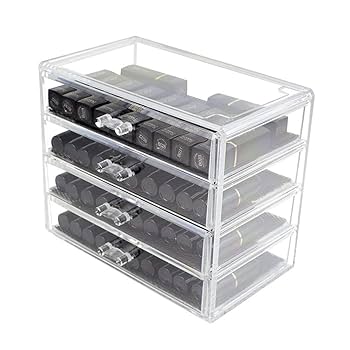 化粧品収納BOX B 化粧品 収納ボックス メイクボックス コスメ収納 クリアケース